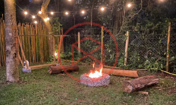 Chalé antes do centro de Ibiúna